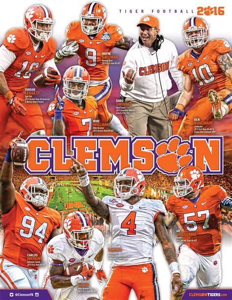 Clemson Football: Clemson Tigers Football Roster 2016