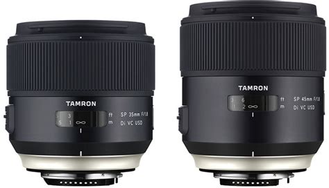 Tamron Unveils New Prime Full Frame Lenses with Image Stabilization