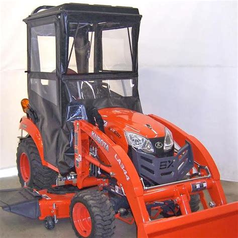 Hardtop Tractor Cab Enclosure for the Kubota BX1880, BX2380 and BX2680 ...