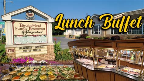 Bird-In-Hand Family Restaurant & Smorgasbord Lunch Buffet - YouTube