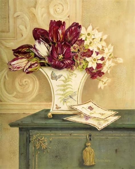 Kathryn-White | British Painter | Decorative Flowers