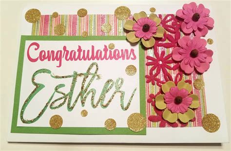 Handmade congratulations card | Congratulations card, Handmade ...