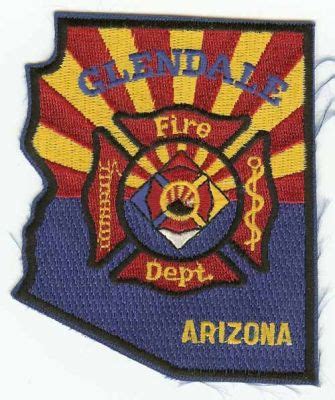 Arizona - Glendale Fire Dept - PatchGallery.com Online Virtual Patch Collection By: 911Patches ...