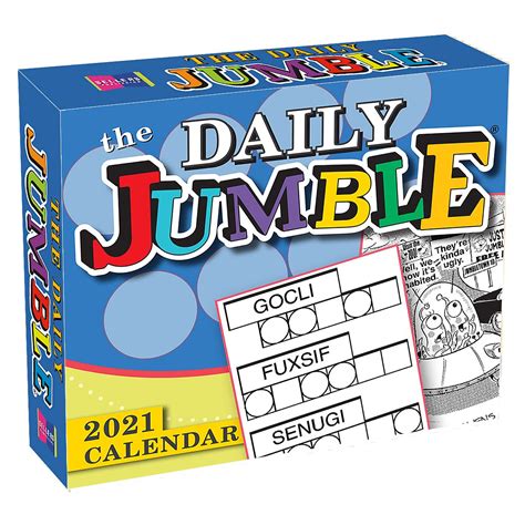 The Daily Jumble 2021 Boxed Daily Calendar | Shop the Chicago Tribune ...