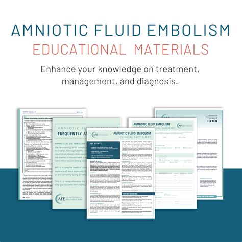 Our Education - Amniotic Fluid Embolism Foundation