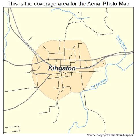 Aerial Photography Map of Kingston, GA Georgia