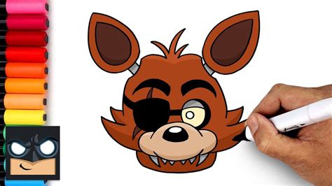 How To Draw Foxy | Five Nights at Freddy's - YouTube