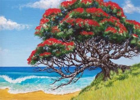 new zealand's Christmas tree, Pohutukawa | Mandala design art, Mural ...