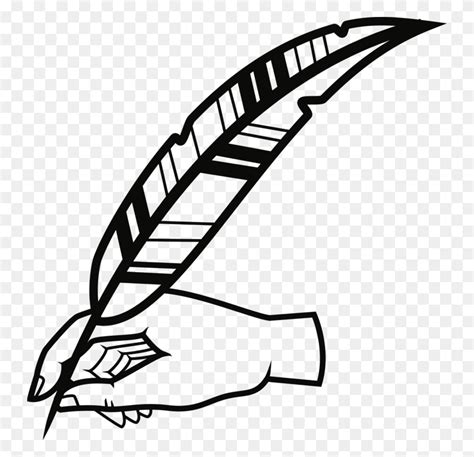 Paper Quill Pens Handwriting - Writing Clipart Free - FlyClipart