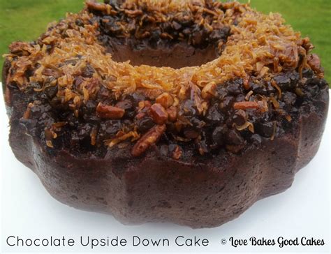 Chocolate Upside Down Cake | Love Bakes Good Cakes