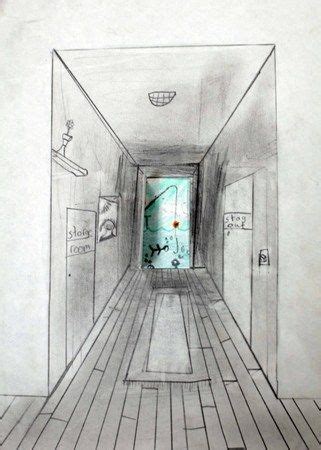 one point perspective with surrealist doors. Cool! | Idee, Prospettiva, Scuola