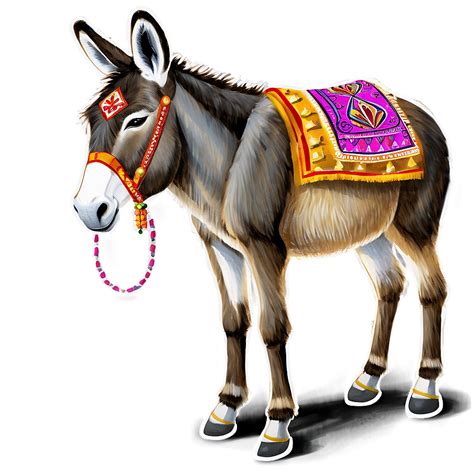 Download Traditional Donkey Drawing Png Wiv95 | Wallpapers.com