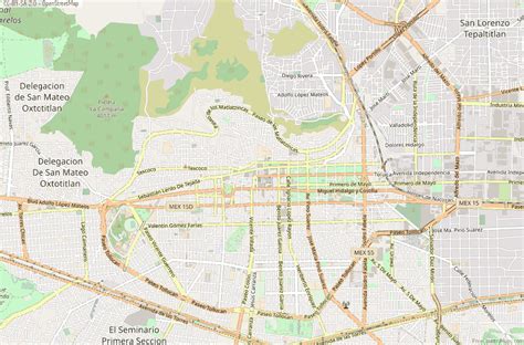 Toluca de Lerdo Map Mexico Latitude & Longitude: Free Maps