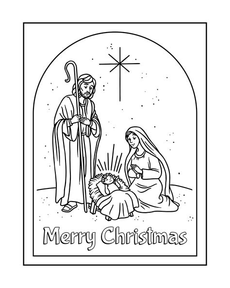 Religious Christmas Cards - 10 Free PDF Printables | Printablee