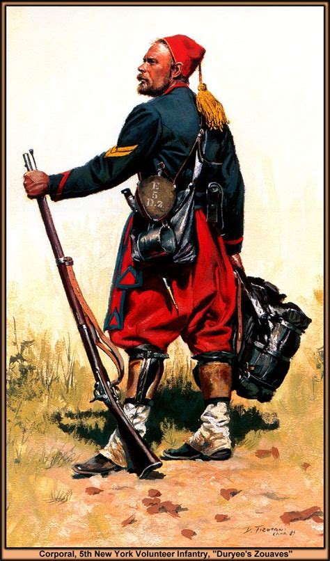 Corporal, 5th New York Volunteer Infantry - Duryee's Zouaves - by Don Troiani | Civil war ...