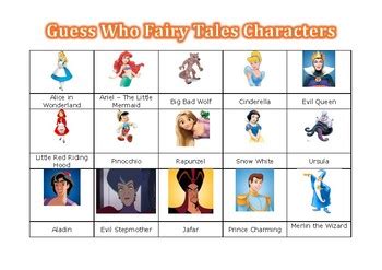 Disney characters guess who? by Miss Dolley's Classroom | TPT