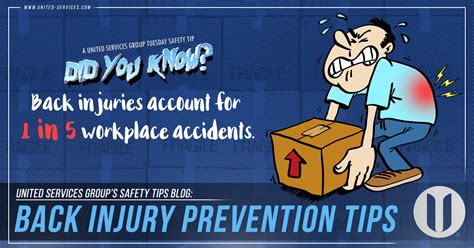 Safety Tips: Back Injury Prevention | United Services Group