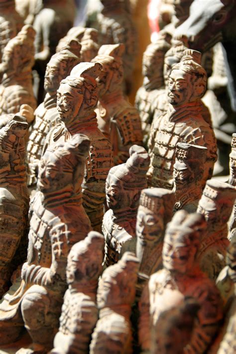 Free Images : sand, monument, statue, terracotta, sculpture, geology, temple, badlands, china ...