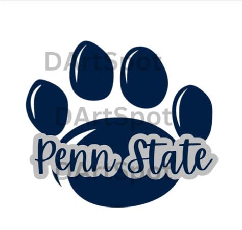 Penn State With Paw SVG, PNG & Jpg - Etsy