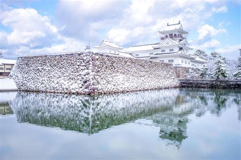 Landscape of Toyama Castle in the Winter Stock Image - Image of azumi, called: 108608819