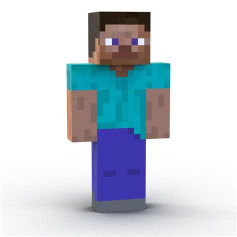 3d max minecraft steve