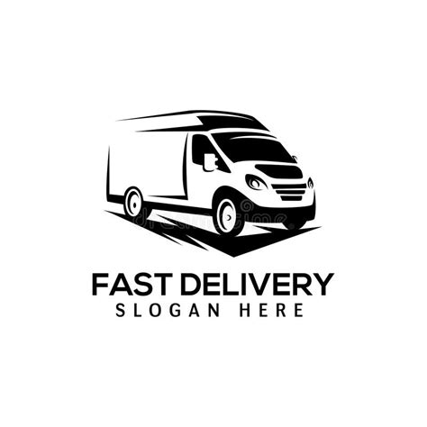 Vector Illustration Parcel Delivery Van for Fast Delivery Logo,delivery Service Logo Modern ...