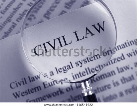 Civil Law Examples Legal Documents Stock Photo 116541922 | Shutterstock