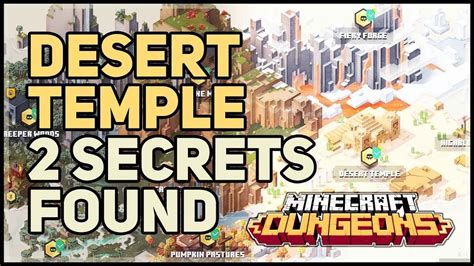 2 Desert Temple Secrets / Minecraft Dungeons Secrets - YouTube