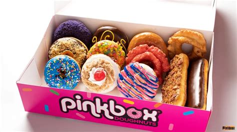 Pink Box Of Donuts