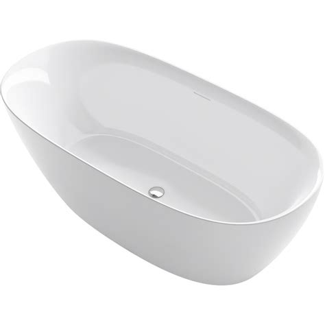 Sterling by Kohler 66.93'' x 31.5'' Freestanding Soaking Acrylic ...