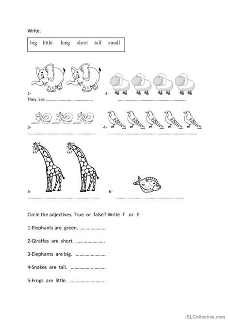 I like: English ESL worksheets pdf & doc