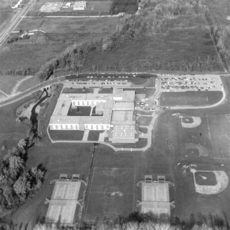 Aerial View of Greece Athena High School - Town of Greece Historical Images