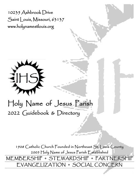 Holy Name of Jesus Parish - Guidebook Publishing