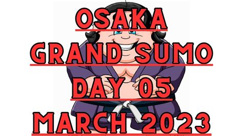 Grand Sumo Tournament 2023 in Osaka Japan! Sumo Day 05