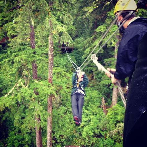 Zip lining in Ketchikan, Alaska | Ziplining, Ketchikan, Alaska