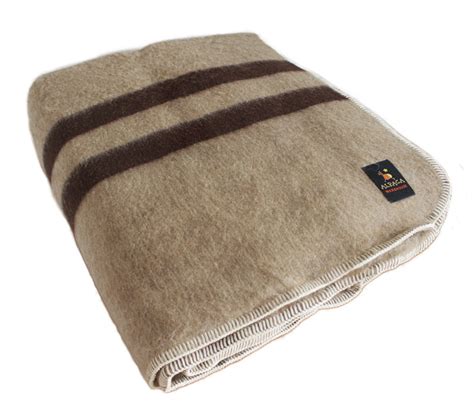 Thick Alpaca Wool Blanket Camping Outdoor Striped Soft Warm Peru King ...