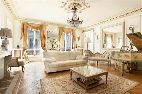 Beautiful French Living Room Style Design Ideas - RooHome