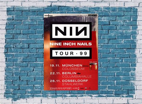 NIN Nine Inch Nails - The Fragile, Tour 1999 - Konzertplakat, US$ 59.73