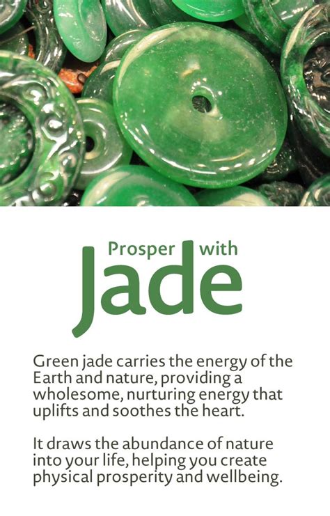 Jade Meaning and Properties | Crystals healing properties, Crystal ...