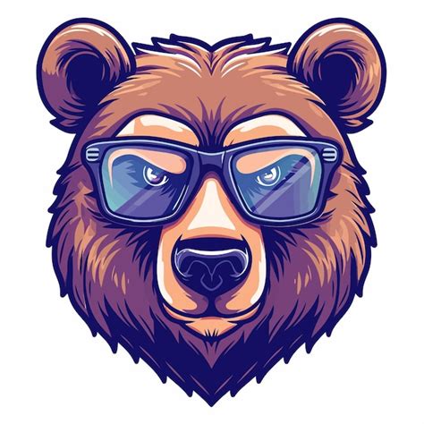 Premium Vector | Bear head vector