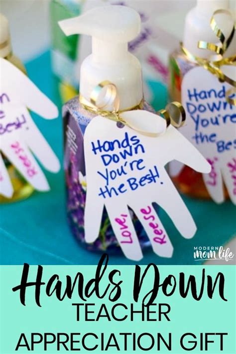 DIY Hands Down Teacher Appreciation Gift | Teacher appreciation diy ...