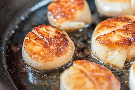 Seared Scallops - How to cook scallops perfectly with a golden brown crust