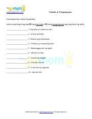 Pangungusap-at-Parirala-3-worksheets.pdf - www.thegomom.com Parirala at ...