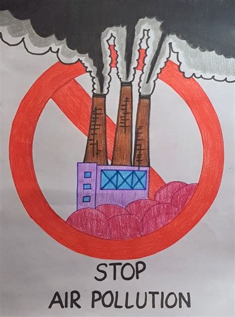 Poster on Stop Air Pollution | Air pollution poster, Doodle art designs ...