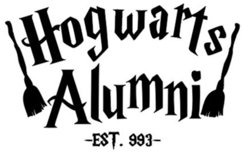 Hogwarts Alumni EST. 993 SVG & JPG Digital Download Cricut Silhouette - Etsy