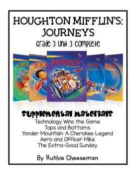 Houghton Mifflin Journeys: Grade 3 Unit 3 | TpT