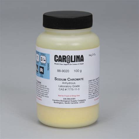 Sodium Chromate, Laboratory Grade, 100 g | Carolina.com