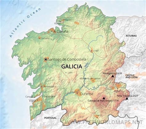 Galicia Maps