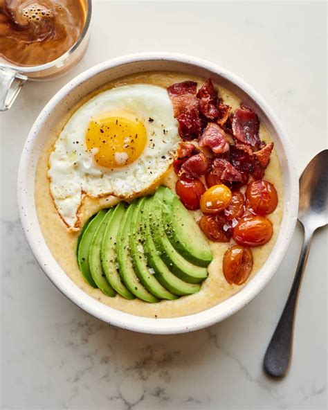 Grits and Eggs Recipe (with Bacon, Tomato, and Avocado) | The Kitchn