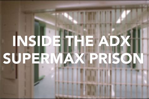 Photos show the "Supermax" prison in Colorado, also known as ADX, where ...